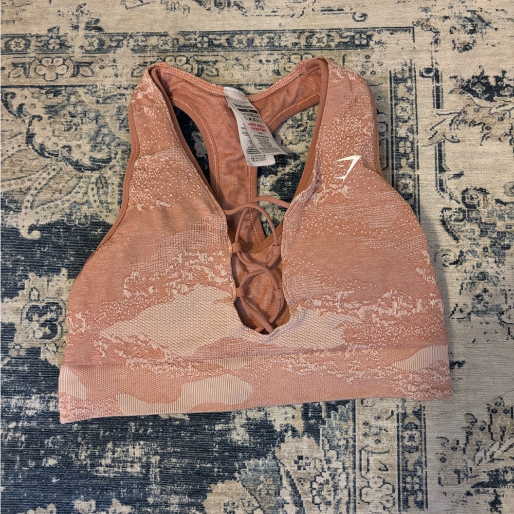 Women's Pink Gymshark Sports Bra